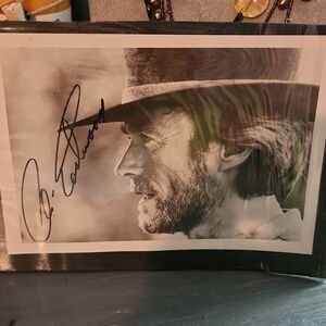 Clint Eastwood Signed Photo